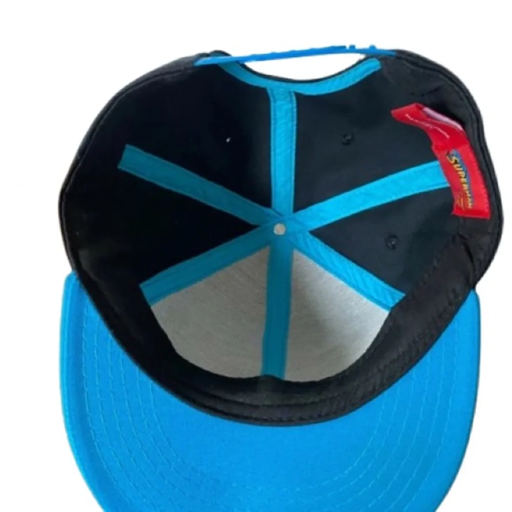 DC Comics Superman Logo SnapBack Cap - Black and Blue